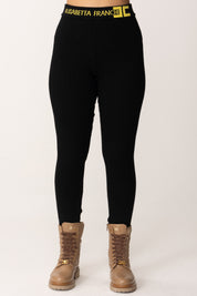 Leggings de Viscosa con Logo en la Cintura