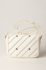 Stripe Print Shoulder Bag