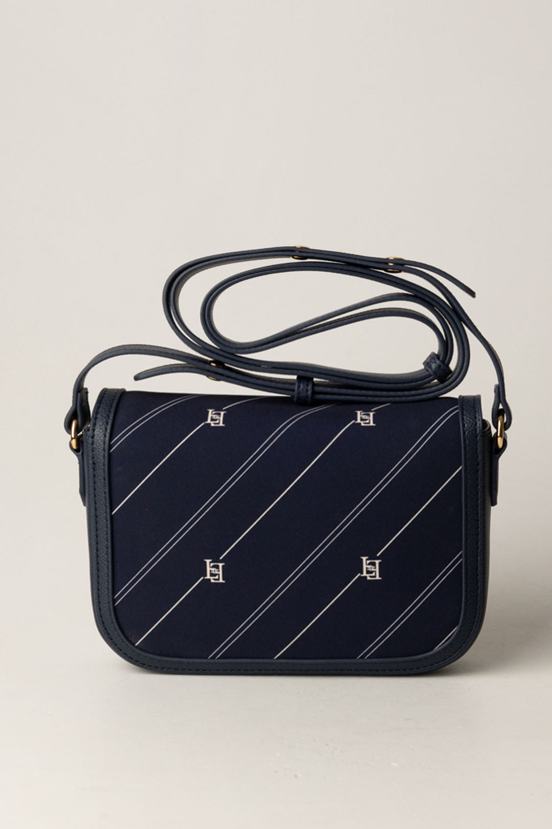 Stripe Print Shoulder Bag