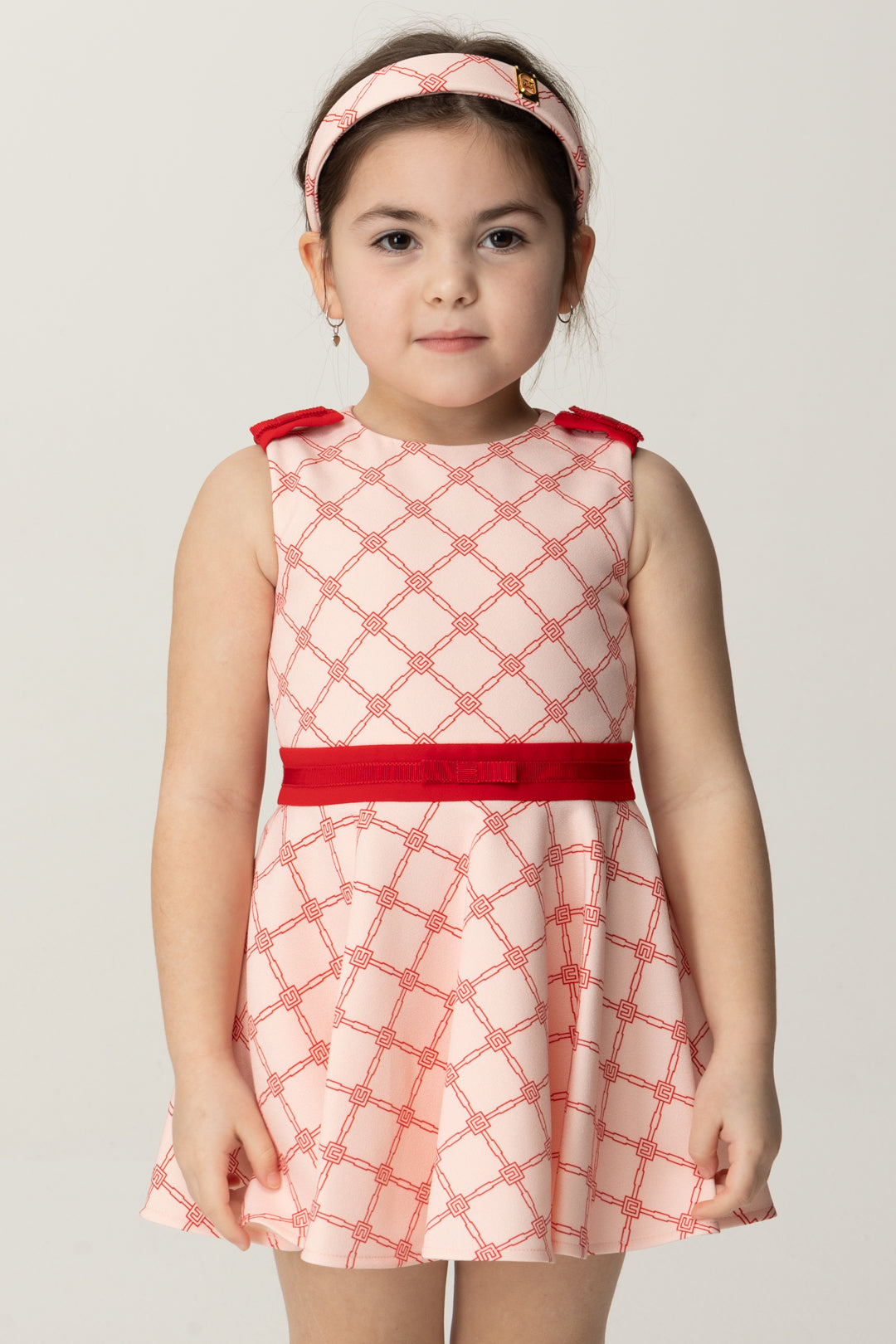 Mini Kleid mit Rautenmuster