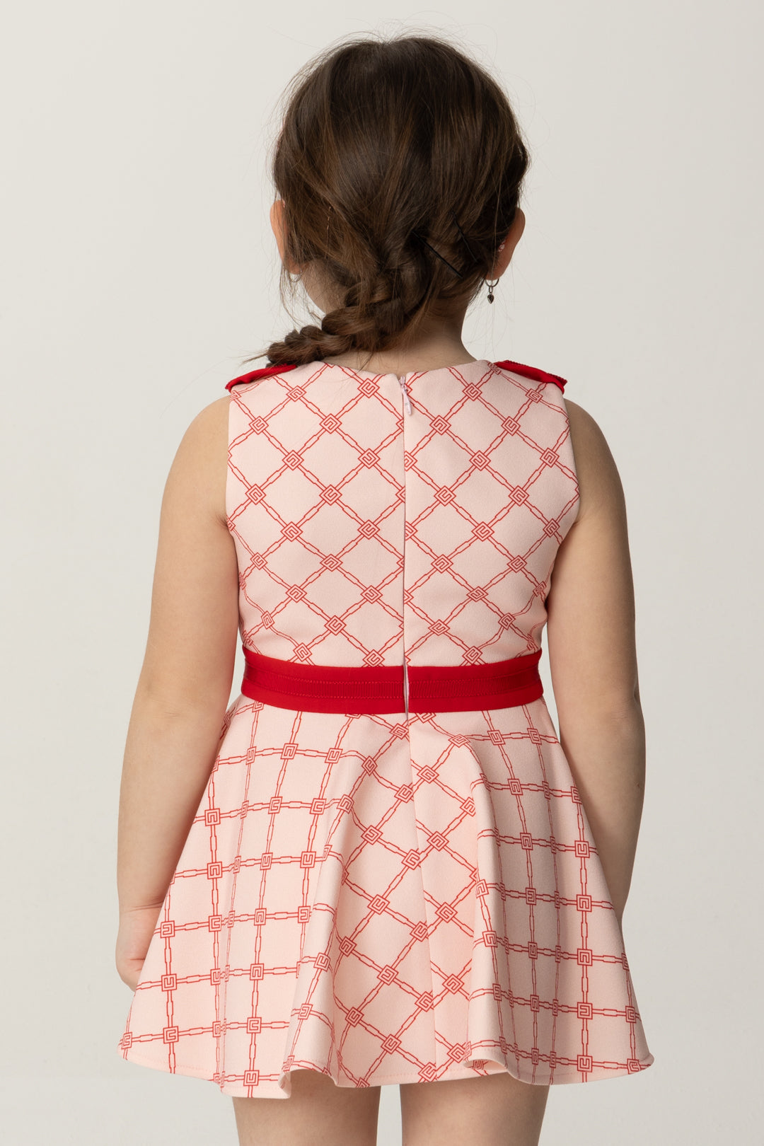 Mini Kleid mit Rautenmuster