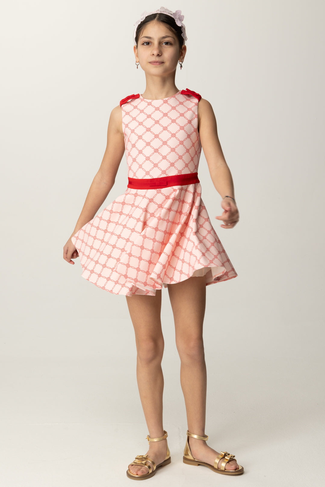 Mini Kleid mit Rautenmuster