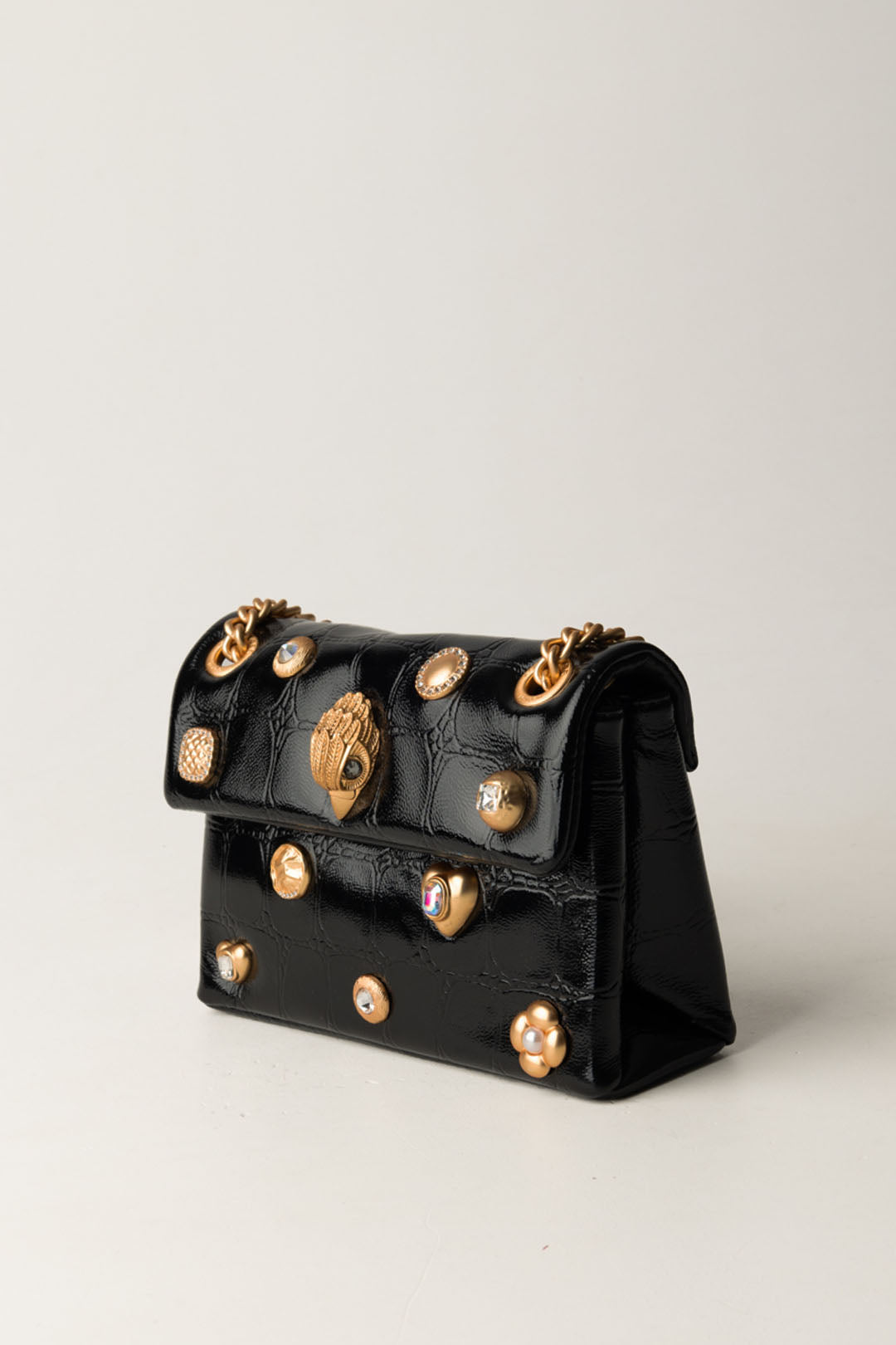 Mini Bolsa Kensington con Detalles de Joyería