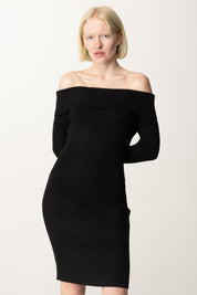 Abito Bodycon In Strick Off-Shoulder