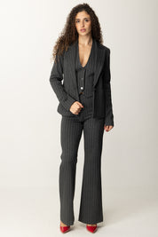 Hayden Jacket In Pinstripe Fabric