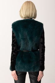 Chloe Fur Vest with Belt