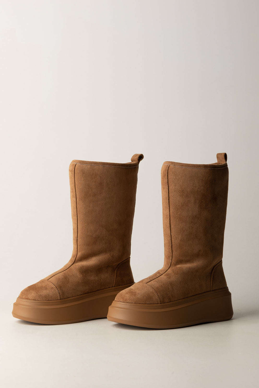 Suede Platform Boots