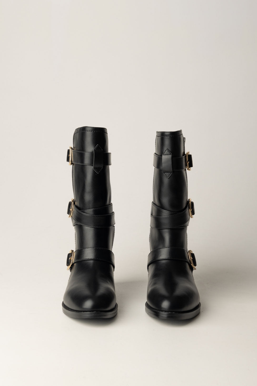 Biker Boots with Buckles