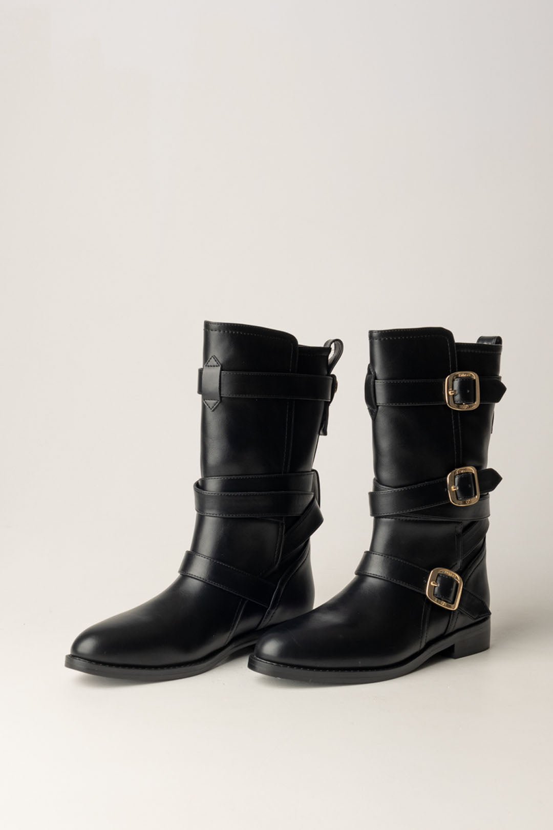 Biker Boots with Buckles