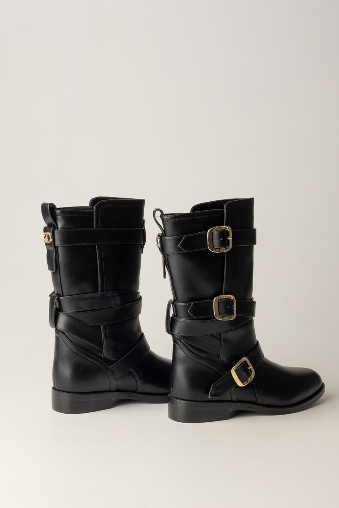 Biker Boots with Buckles