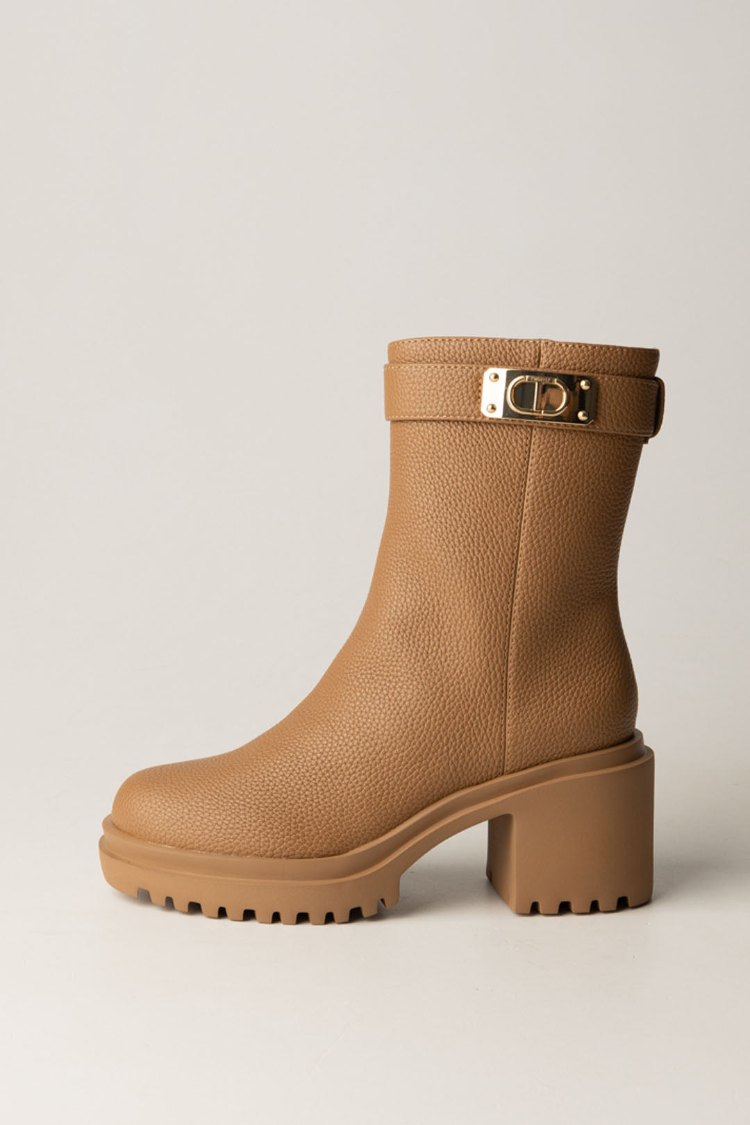 Logo Plate Ankle Boots