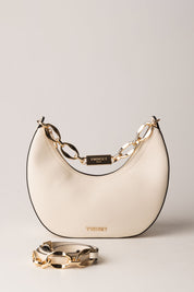 ‘miss Twinset’ Shoulder Bag with Logo Chain