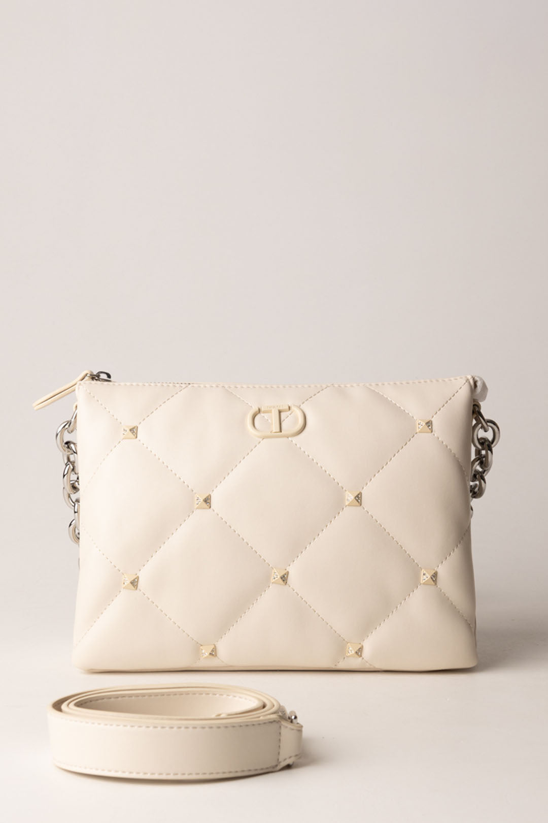 'Via Manzoni' Studded Shoulder Bag