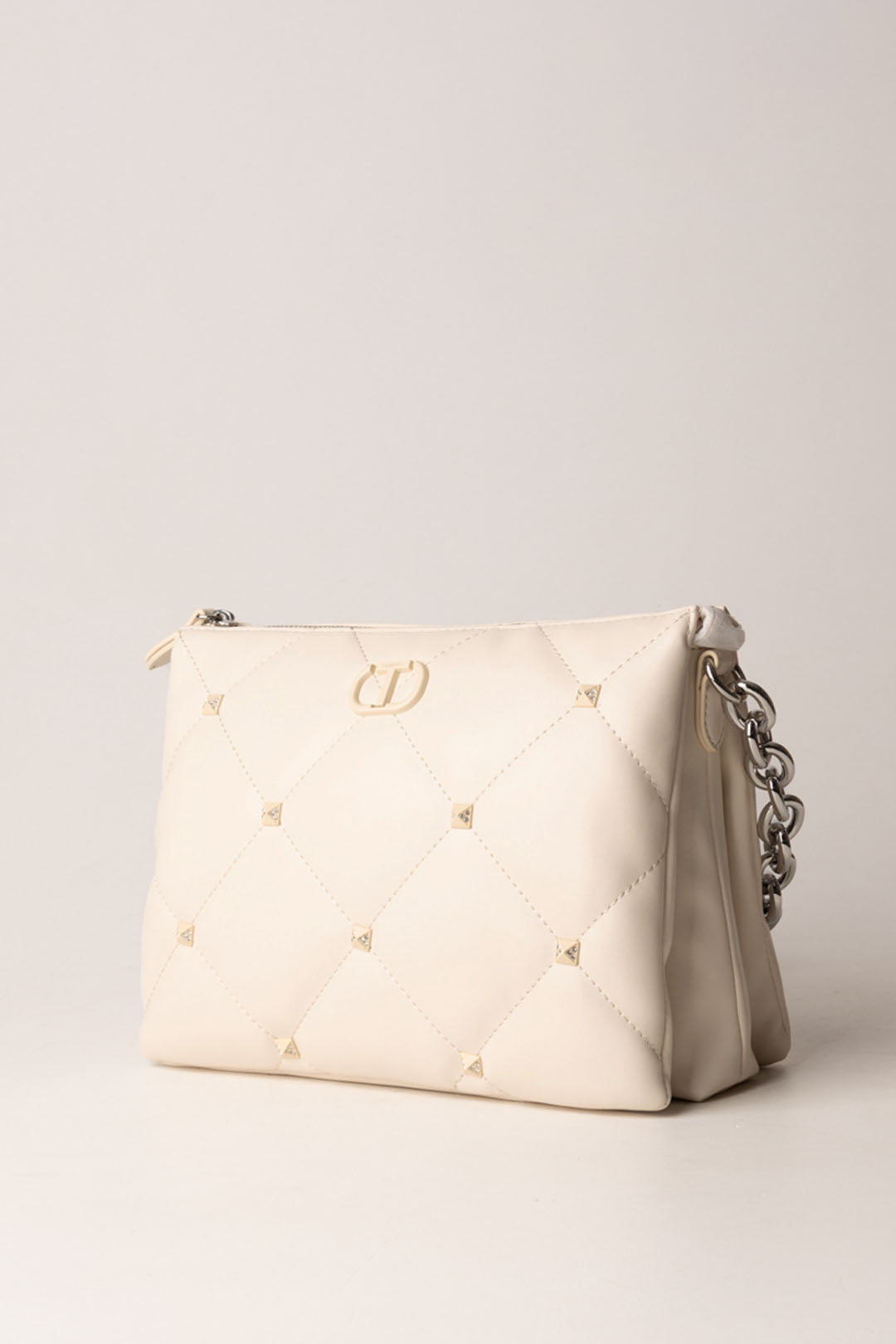 'Via Manzoni' Studded Shoulder Bag