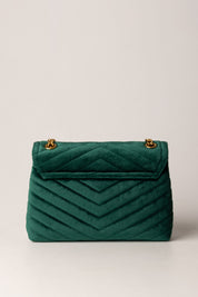 'Dreamy' Medium Velvet Shoulder Bag