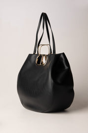 “Lila” Shopper Bag with Logo Handle