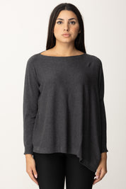 Asymmetric Poncho Sweater