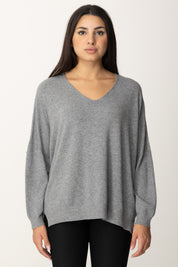 Asymmetric V-Neck Sweater