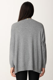 Asymmetric V-Neck Sweater