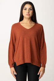 Asymmetric V-Neck Sweater