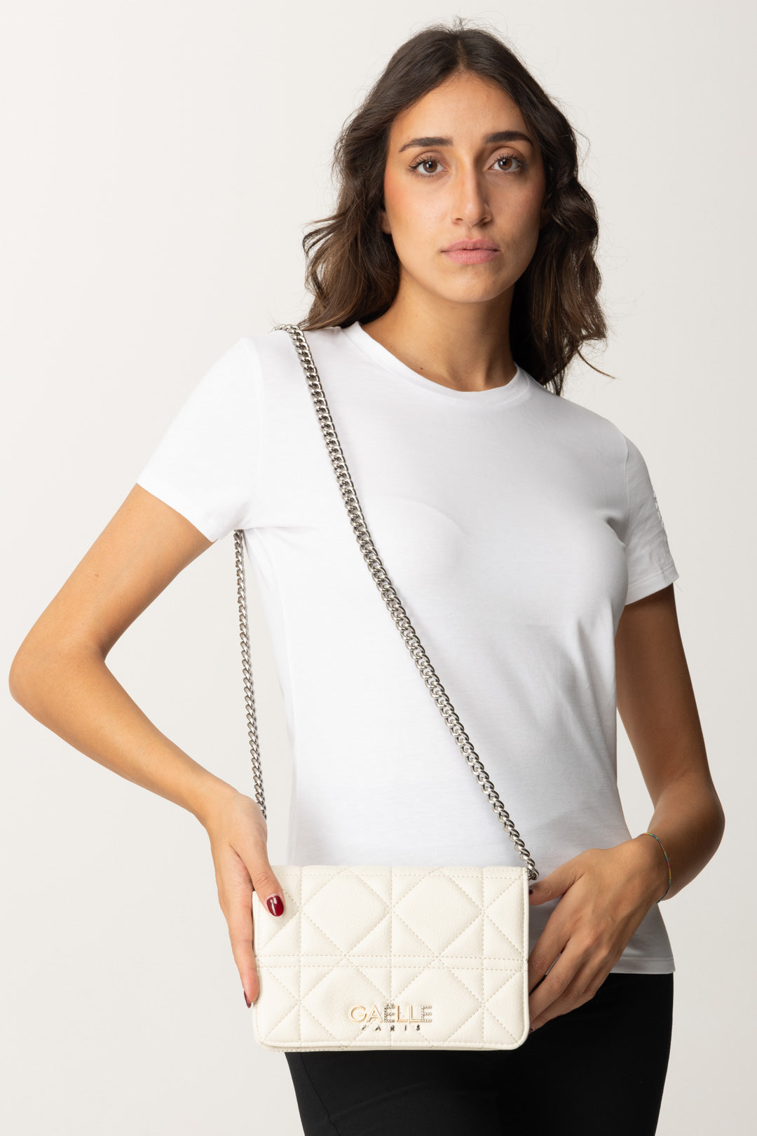 Quilted Faux Leather Shoulder Bag Reg