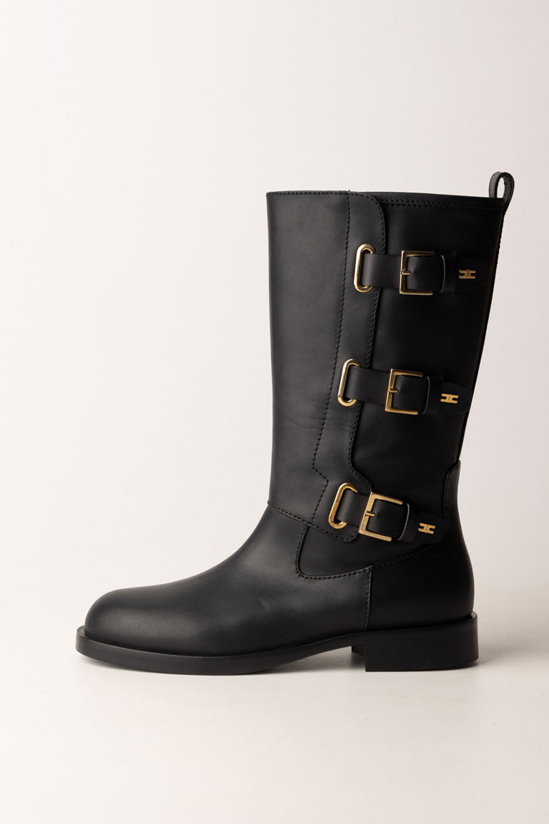 Ankle Boots with Side Buckles