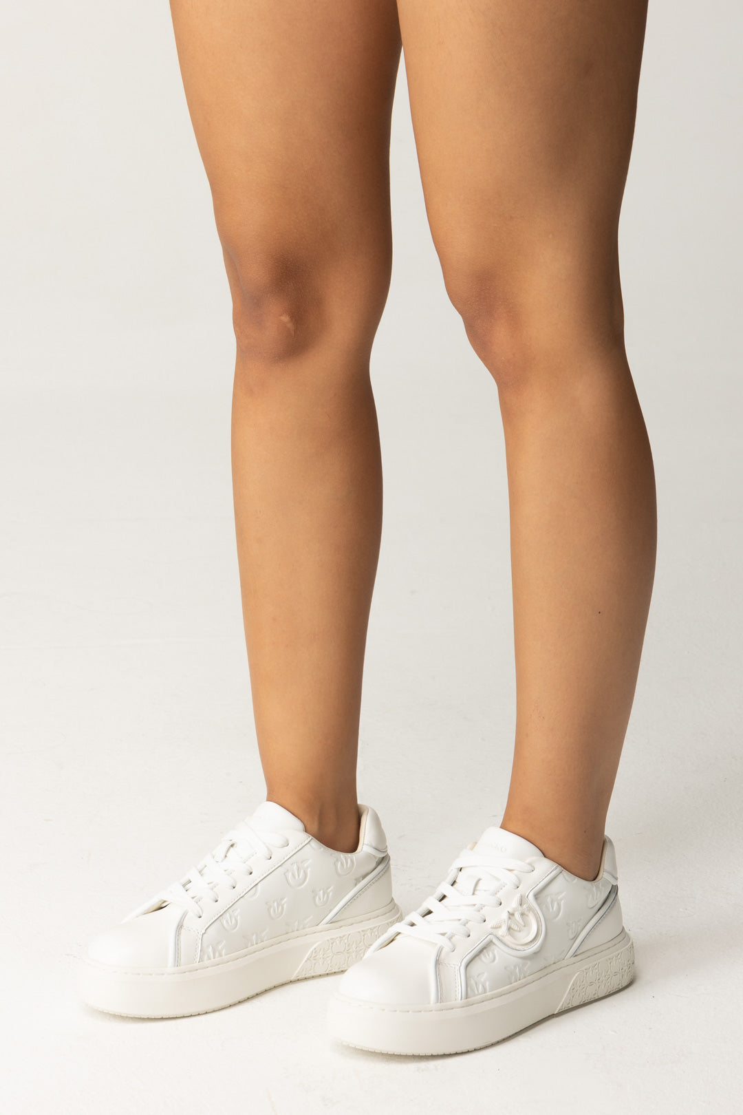 Sneakers con Platform e Inserto Monogram