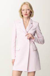 Robe-manteau avec piping au buste