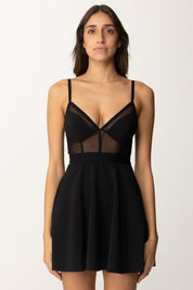 Miniabito z Top Bustier In Tulle