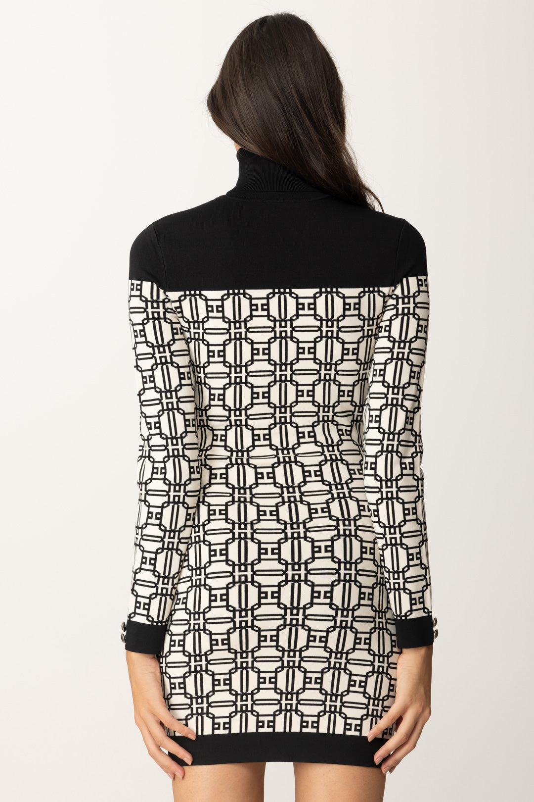 Mini Dress Turtleneck Logo