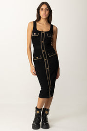 Midi Dress with Chain