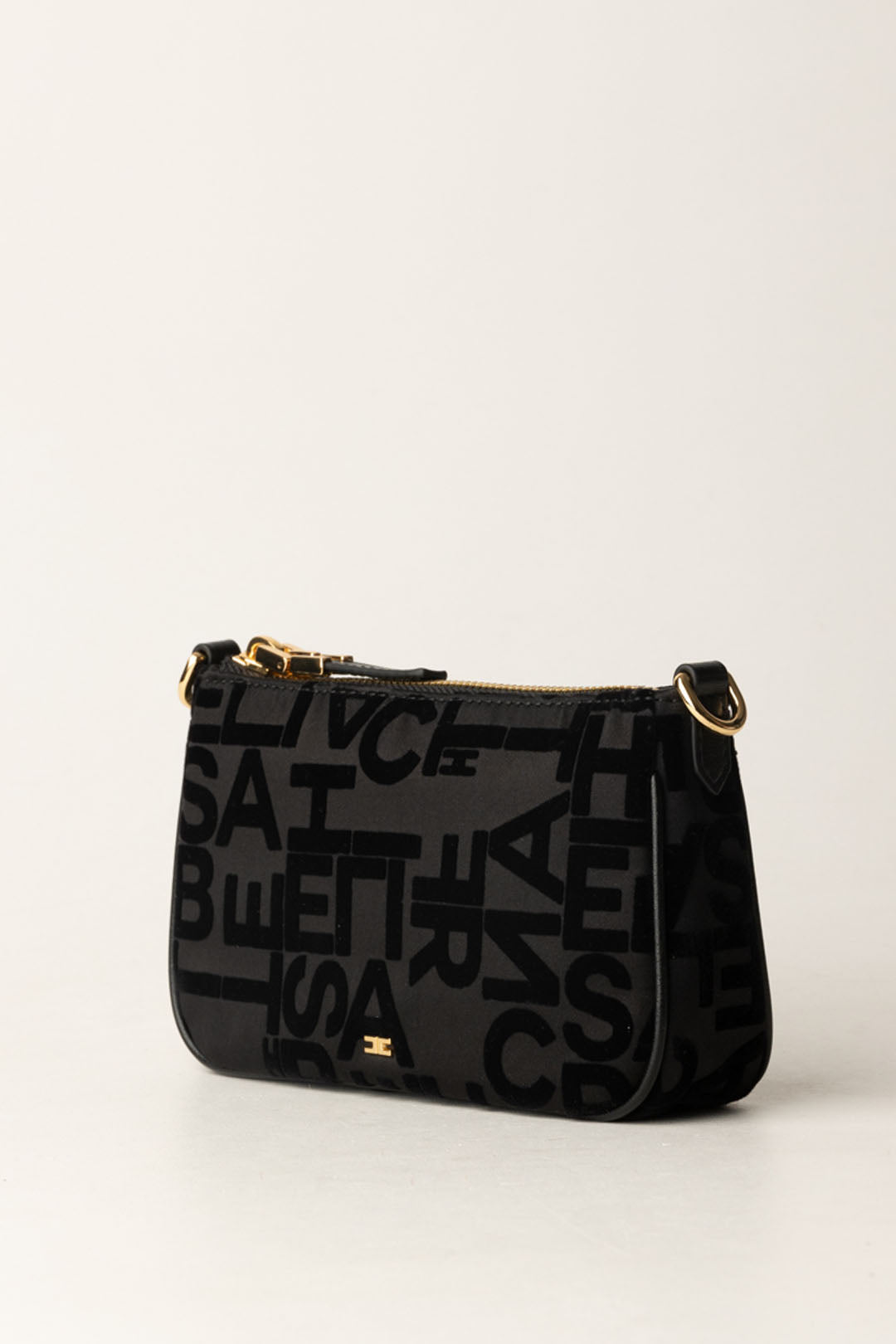 Lettering Clutch with Shoulder Strap