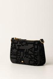 Bolso Clutch Con Letras Y Bandolera