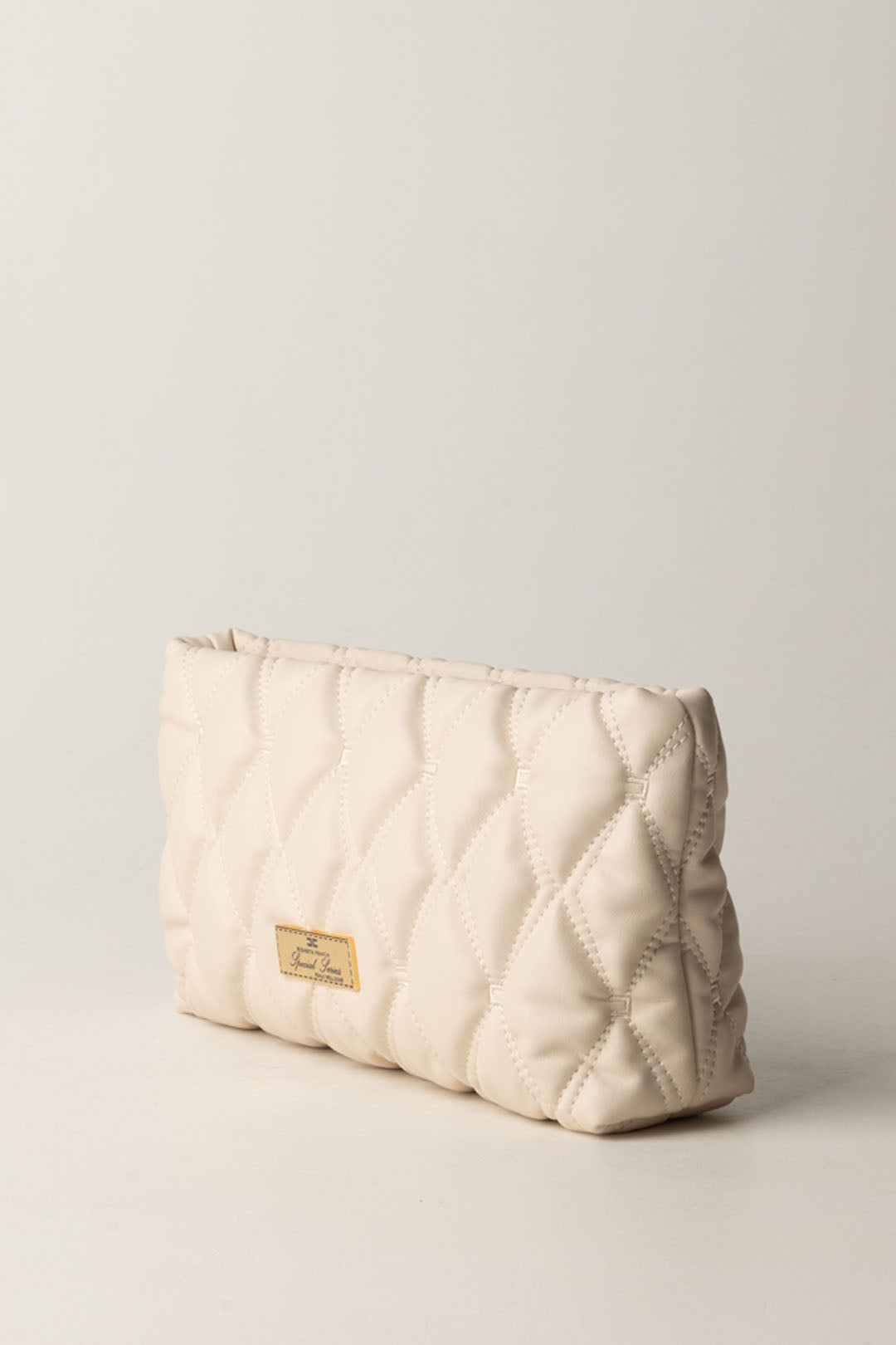 Embossed Fabric Clutch