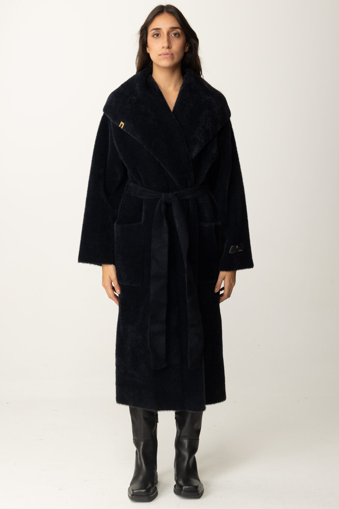 Manteau robe de chambre avec ceinture