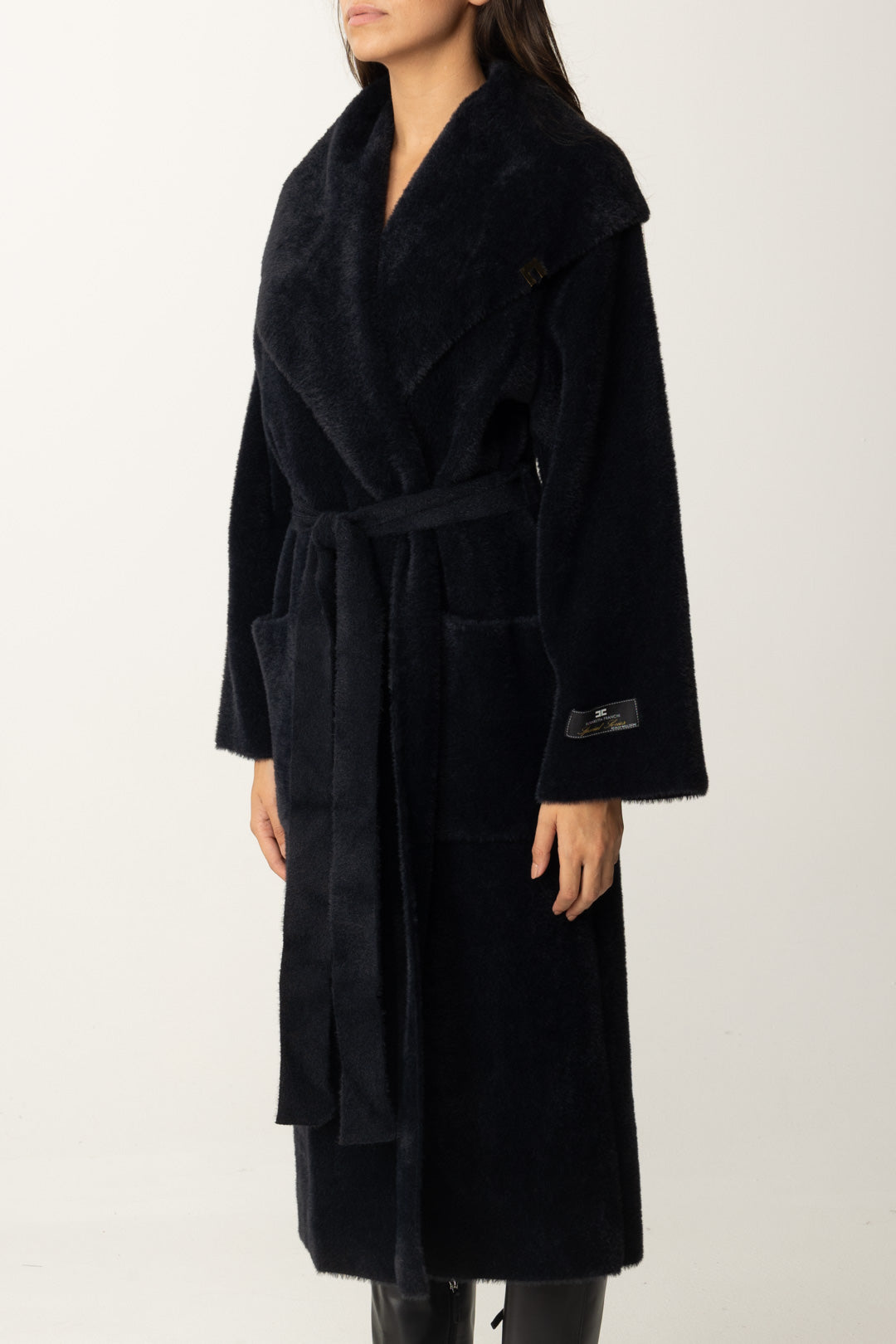 Manteau robe de chambre avec ceinture