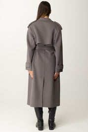 Trench-coat en laine