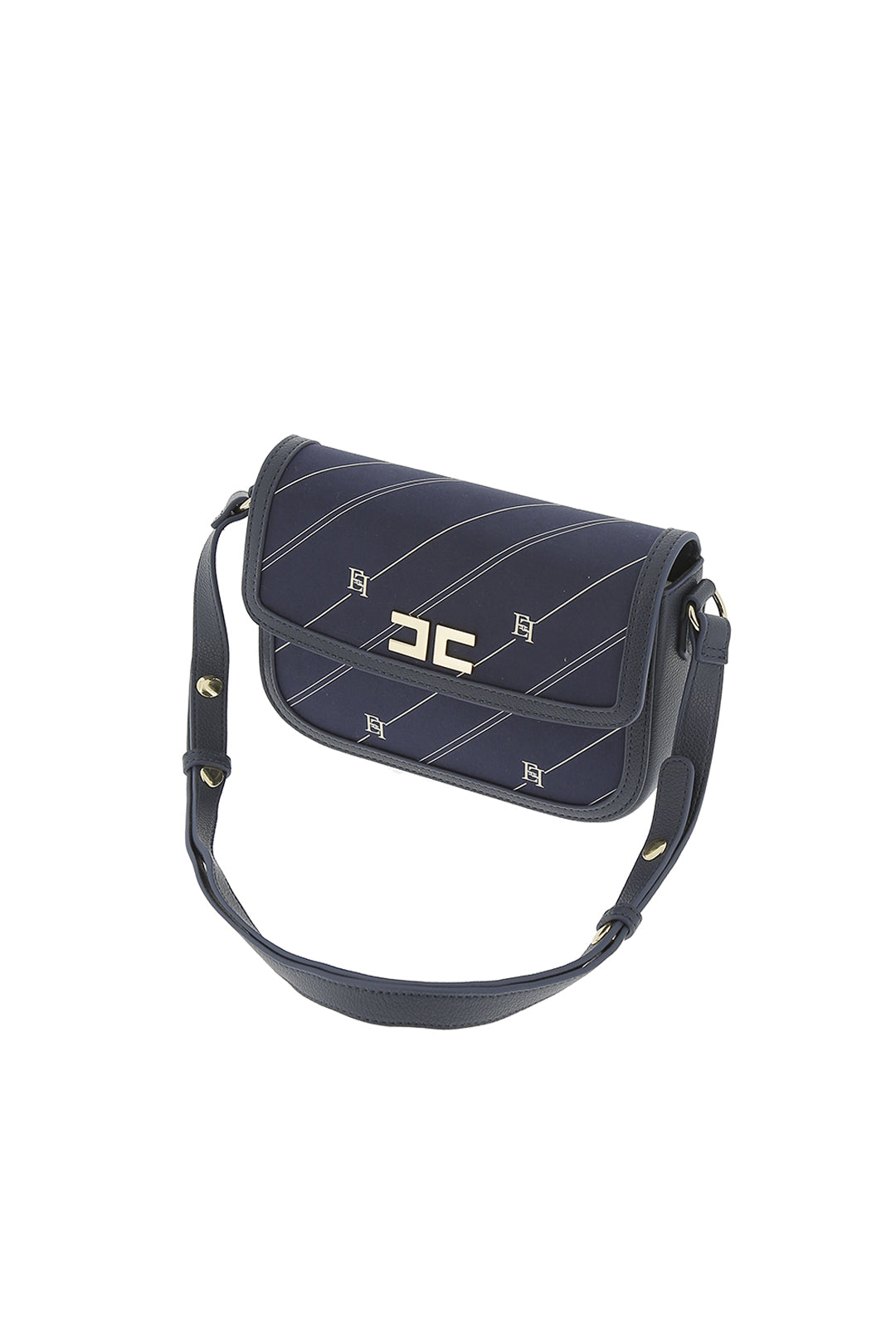 Stripe Print Shoulder Bag