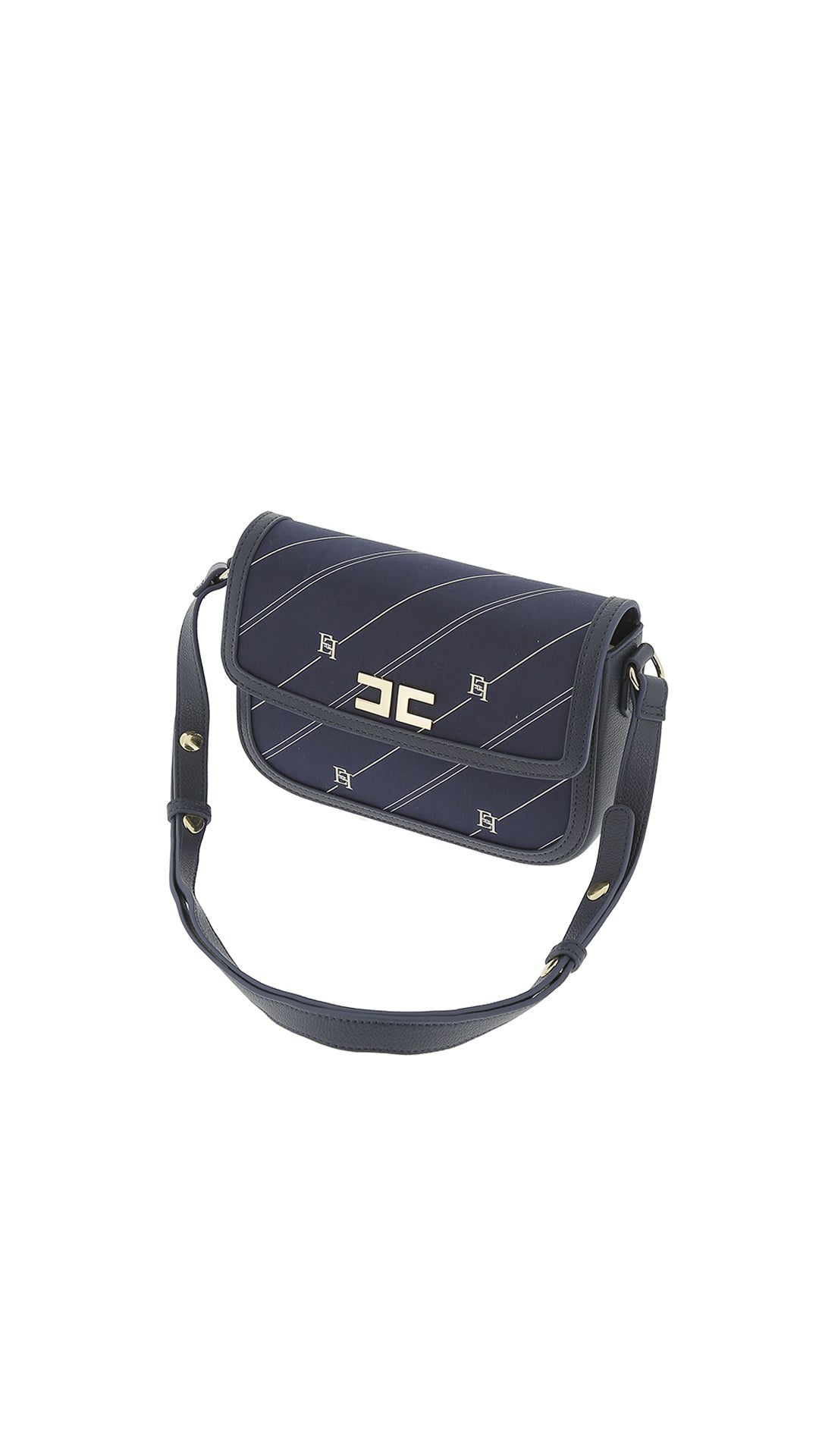 Stripe Print Shoulder Bag