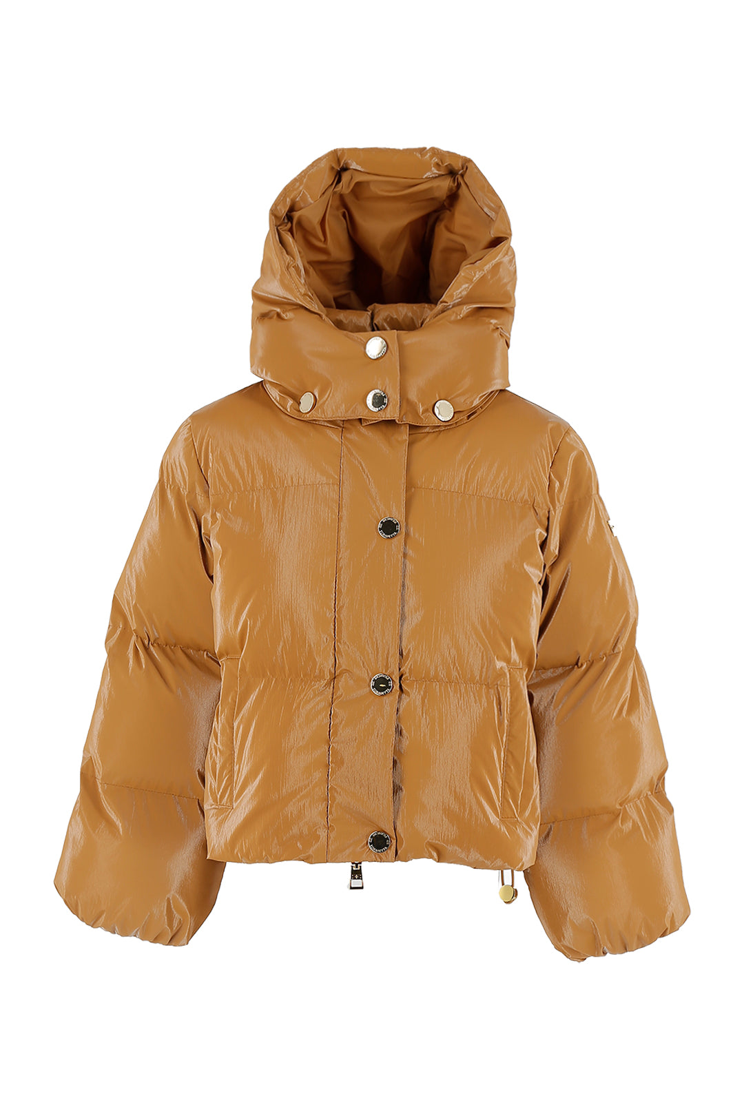 Short Down Jacket with Hood