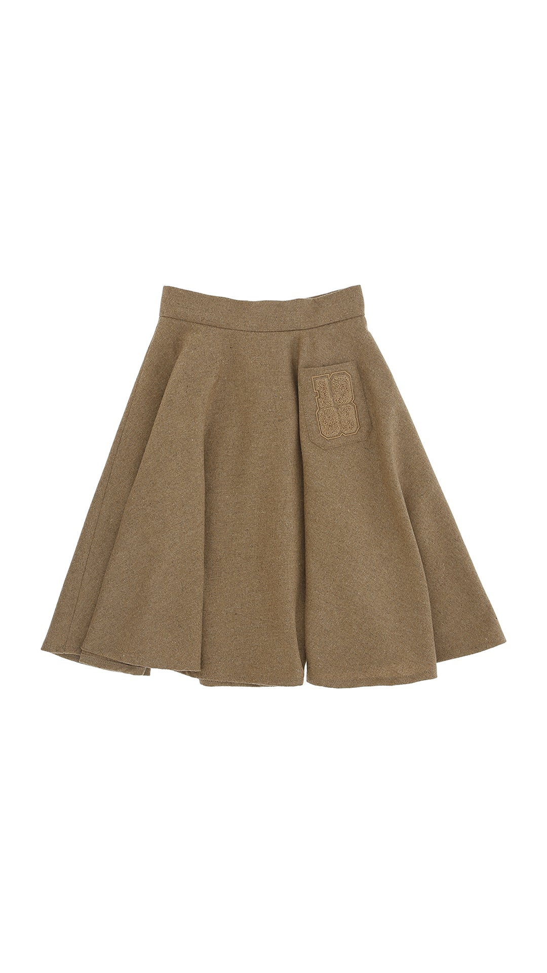 Wool Circle Skirt with Embroidery 1998