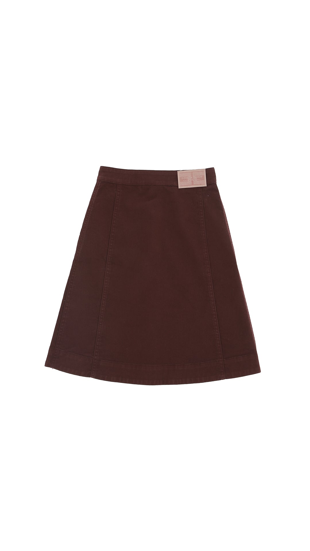 Flared Skirt with Buttons