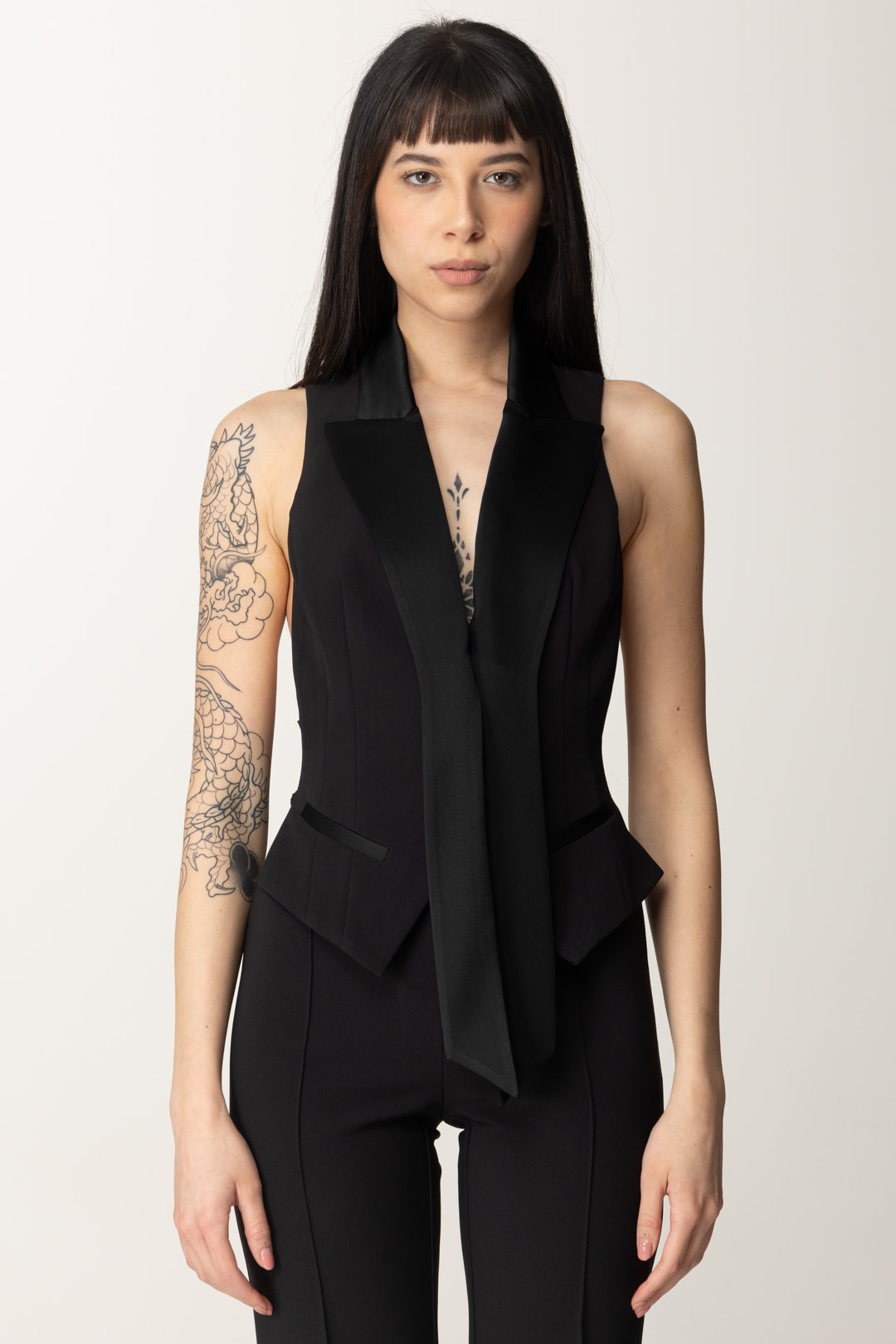 Satin Lapel Smoking Vest