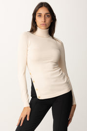 Turtleneck with Side Buttons