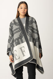 Wool Cape with Lettering