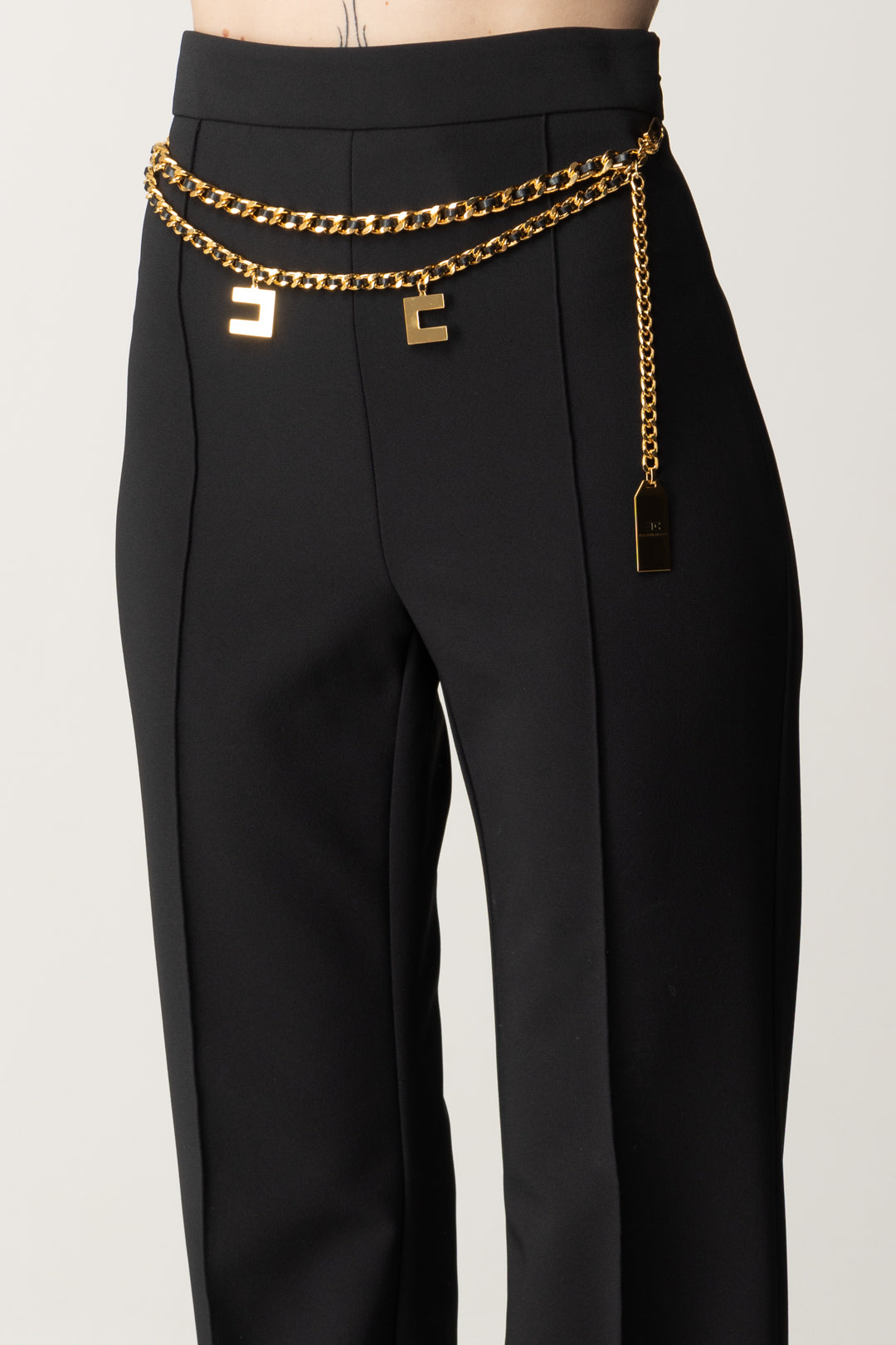 Pantalon Palazzo avec chaîne et breloques