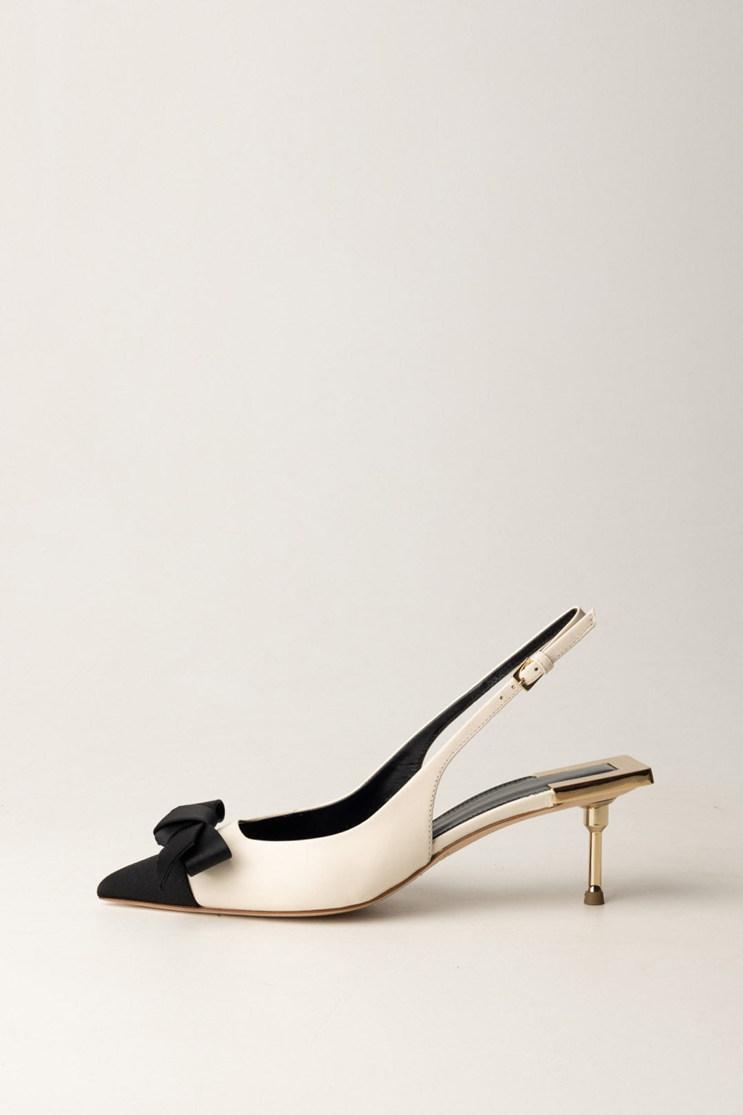 Slingback mit Satinschleife