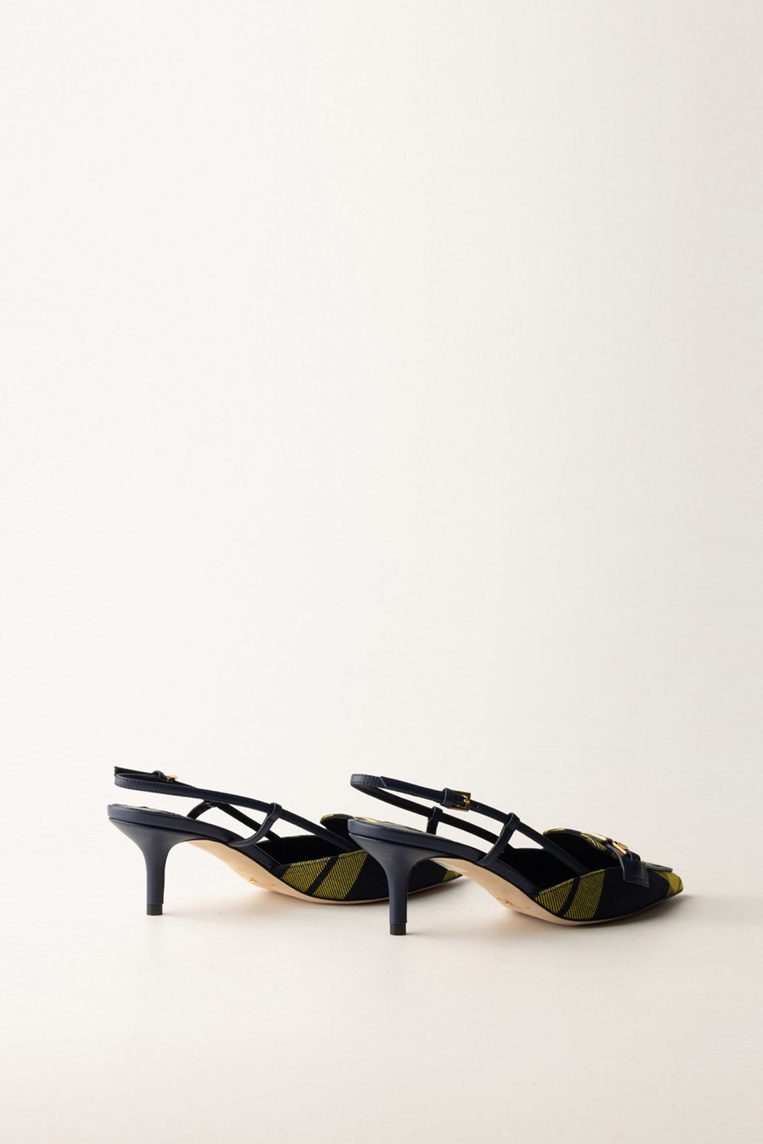 Slingback tartan avec mors