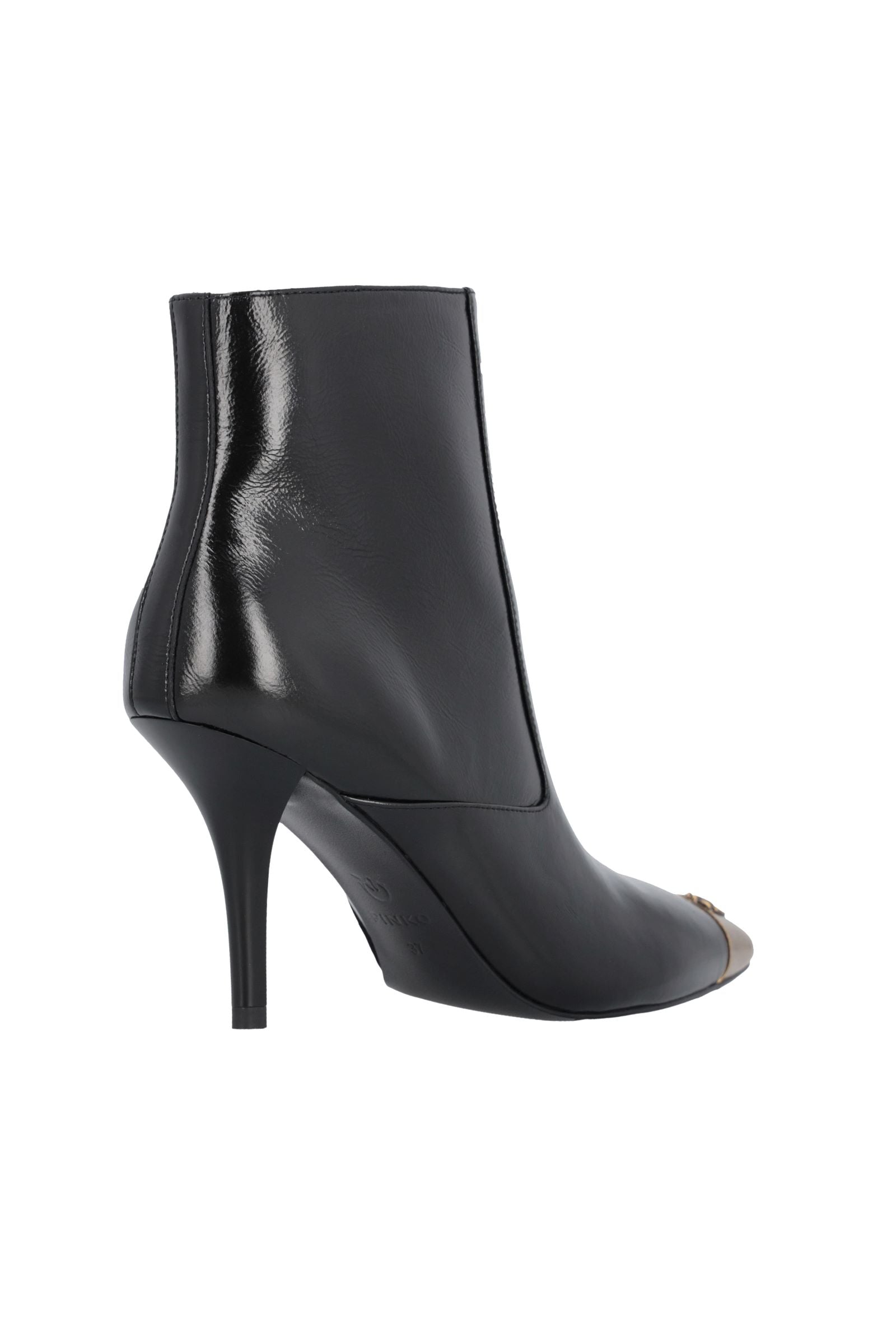 Metal Toe Ankle Boots