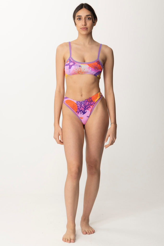 Bikini A Top Con Stampa Seashell Mf24 0121X1 Fantasia-Video